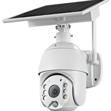 Newest outdoor 4G Sim Card Dome Solar Camera